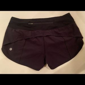 Lululemon 2.5 speed up shorts - black